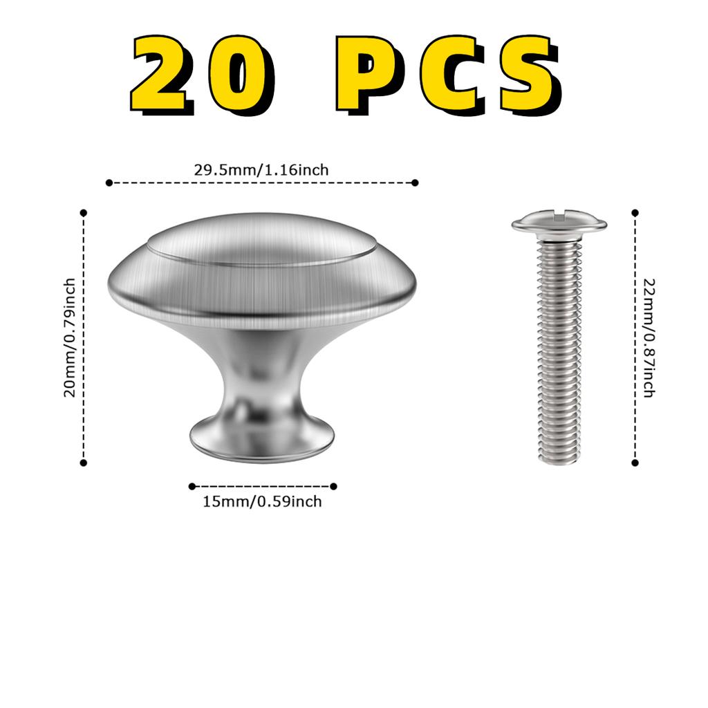 4-25Pc Stainless Steel Cabinet Handles American Style Kitchen Cupboard Door Pulls Drawer Knobs Fashion Furniture Handle Hardware