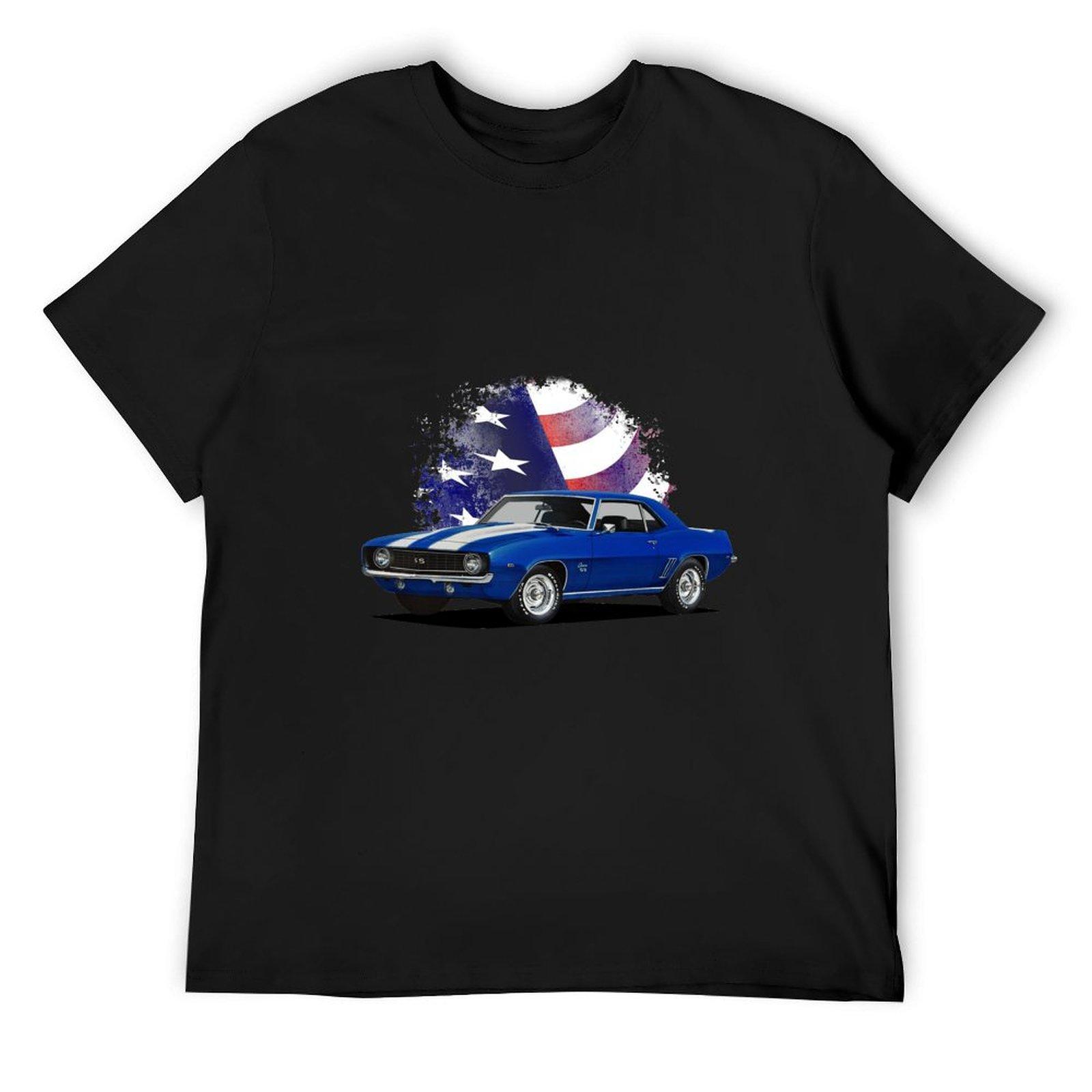 

American Camaro T-Shirt cheap stuff summer clothes t shirt men 4XL