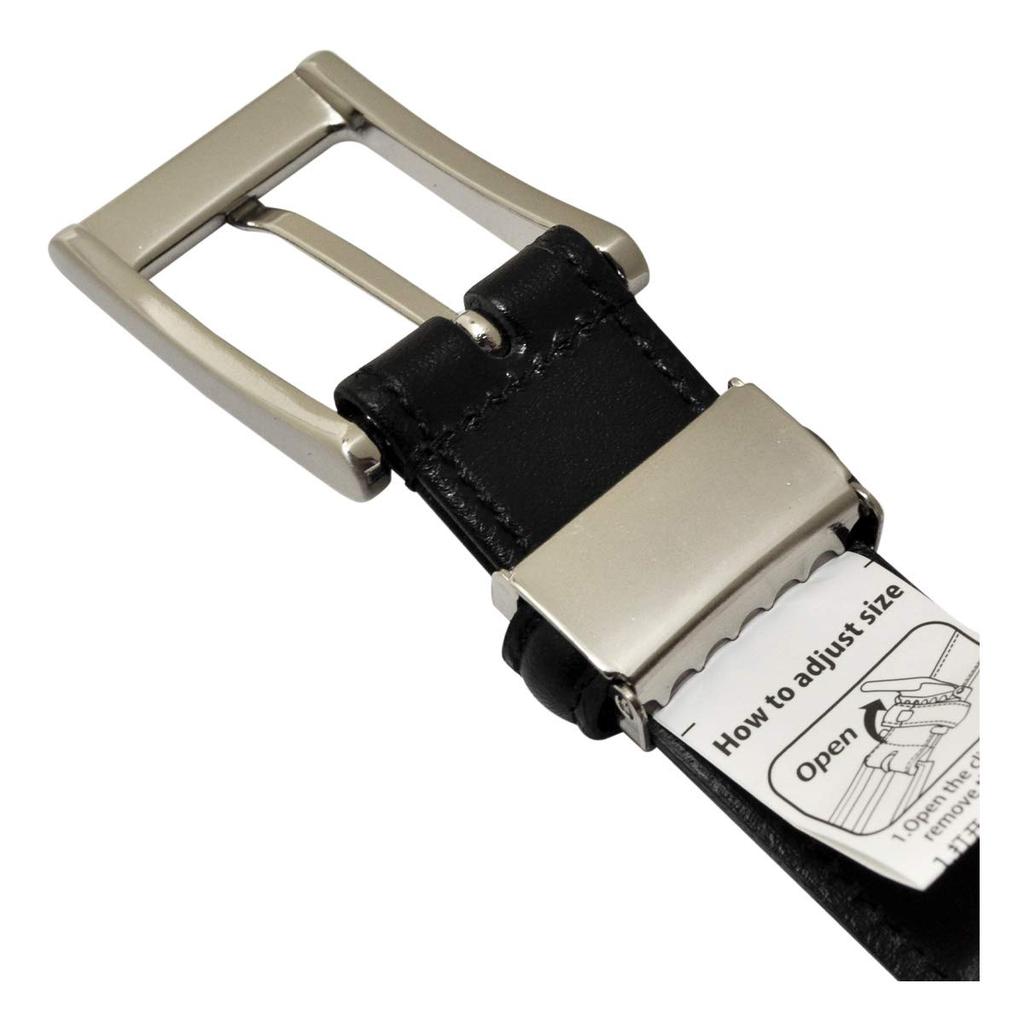 Takeo Kikuchi Genuine Leather Belt 507019 Black Men's [01]