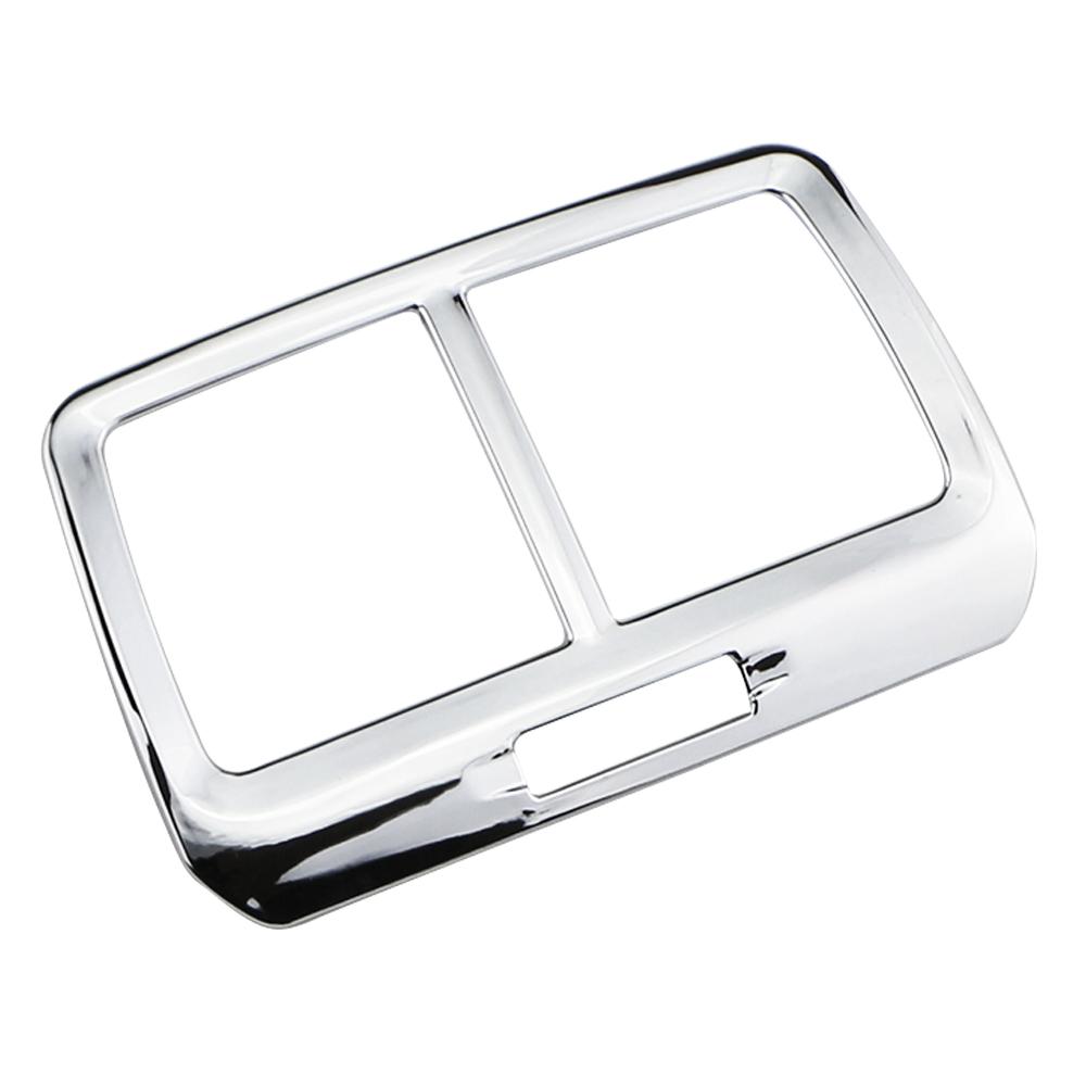 ABS/Steel Car Rear A/C Air Vent Outlet Cover Frame Sticker Trim for Volkswagen VW Golf 7 7.5 MK7 MK7.5 2013 - 2019 Accessories