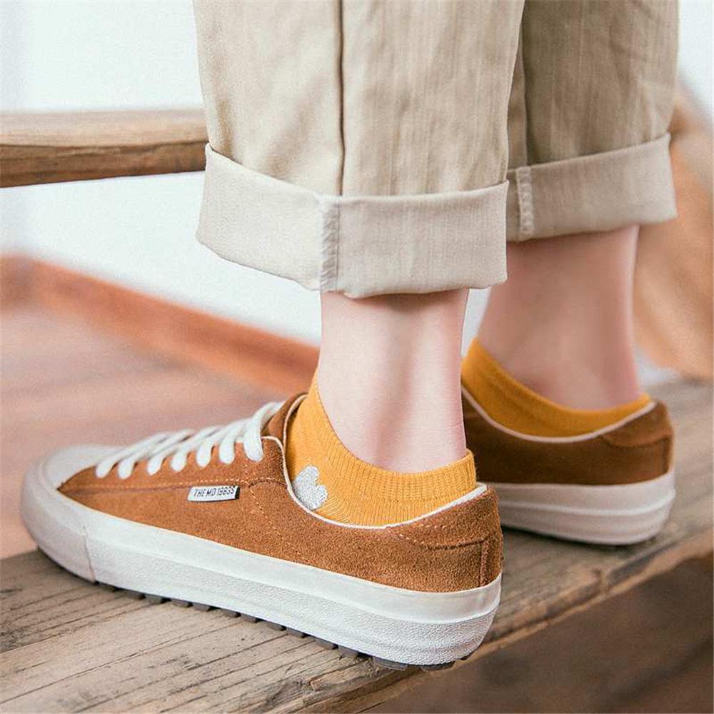 Cute Embroidery Gold Silver Heart Socks Women Lovely Funny Glitter Love Sokken Art Ankle Calcetines Dropship