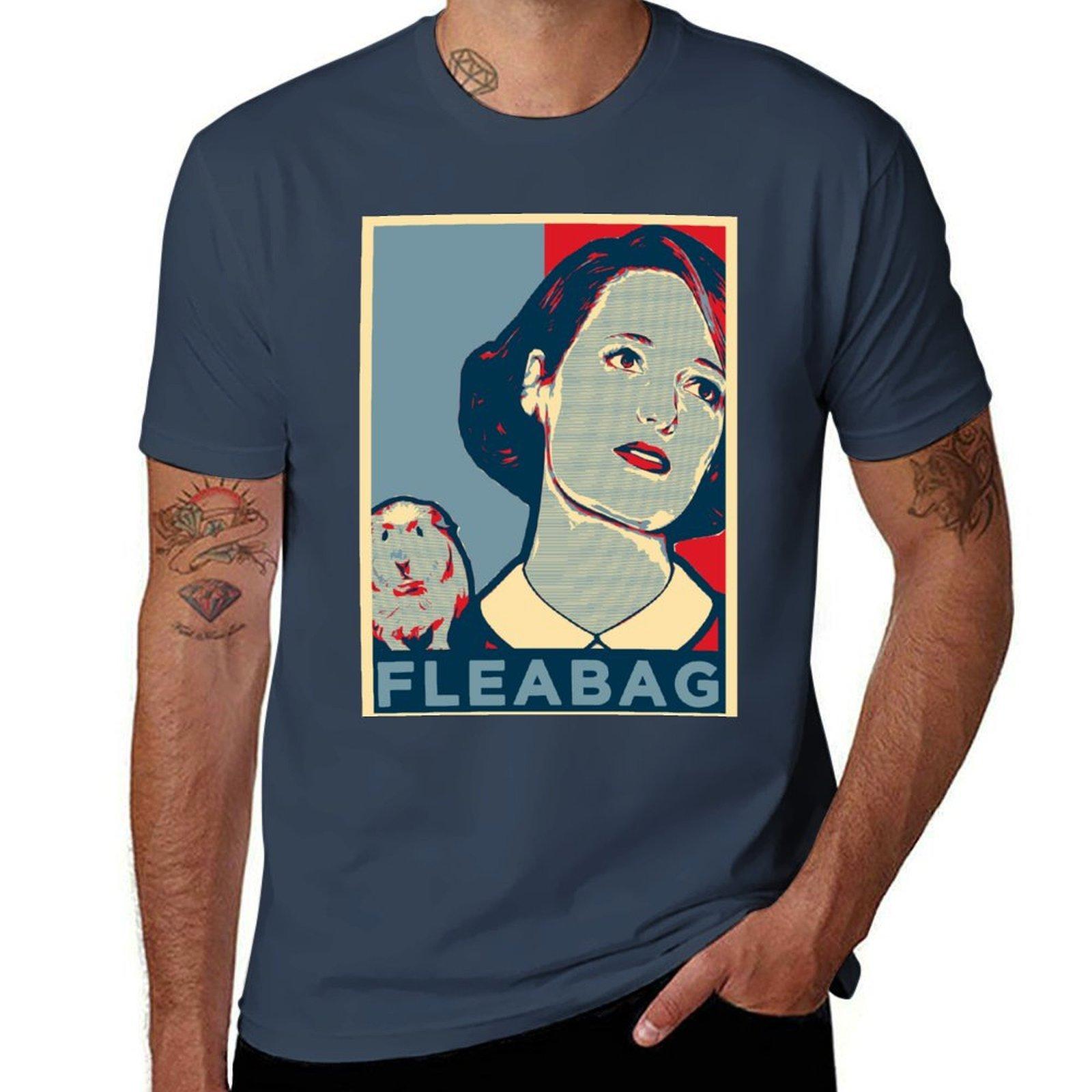 Fleabag PWB and Hillary TShirt Basic Short Sleeve TShirt for Men S