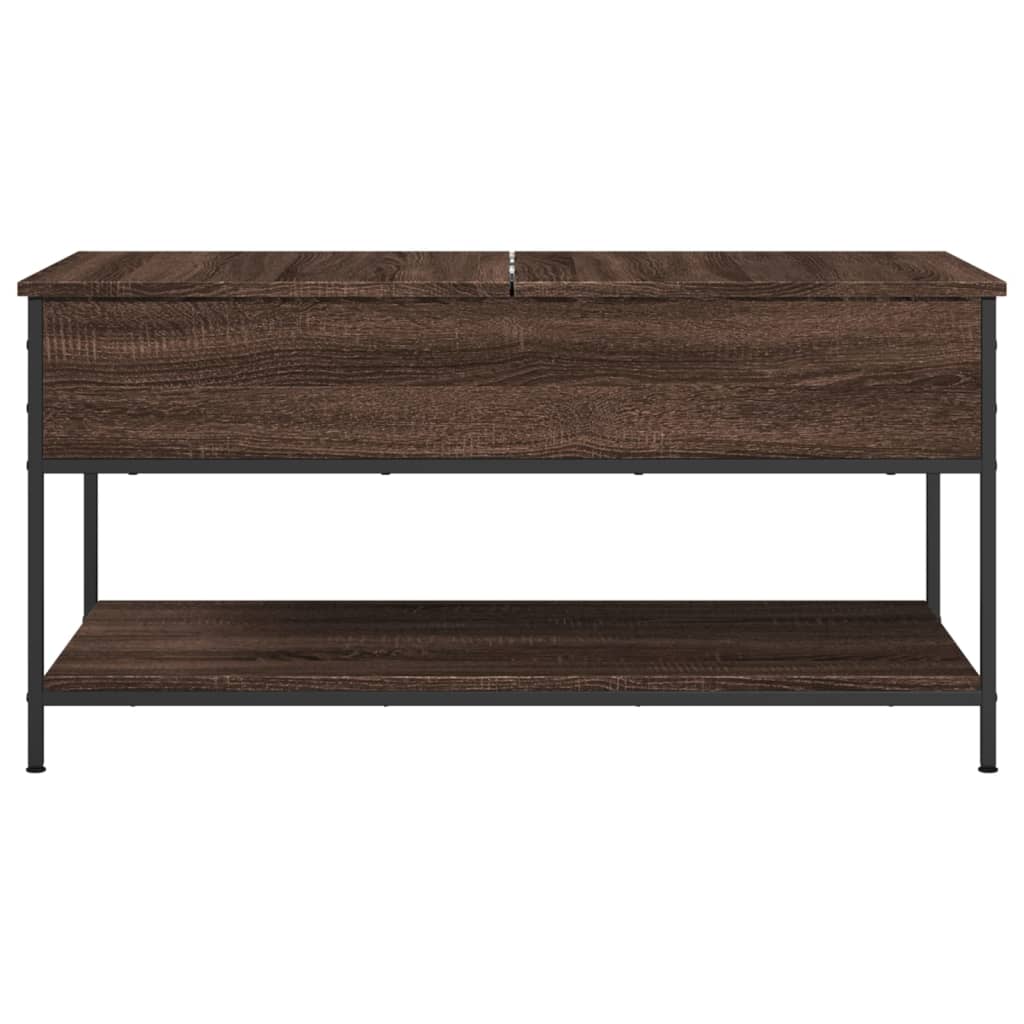  Coffee Table, Brown Oak, 100x50x50 Cm
