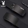 PLAYBOY Men's Belt, Automatic Buckle, Inner Wear, Casual Business Waistband, Birthday Gift for Boyfriend, Husband, Father