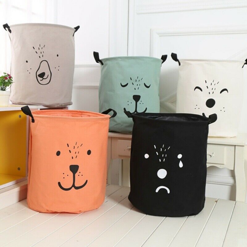Foldable Laundry Basket Large Capacity Laundry Hamper Dirty Clothes Storage Organizer Clothes Kid Toy Sundries Storage Bag
