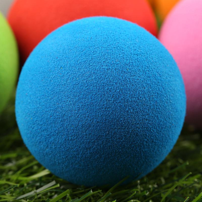 Colored EVA Foam Golf Practice Ball - Soft Indoor Putting & Pet Toy