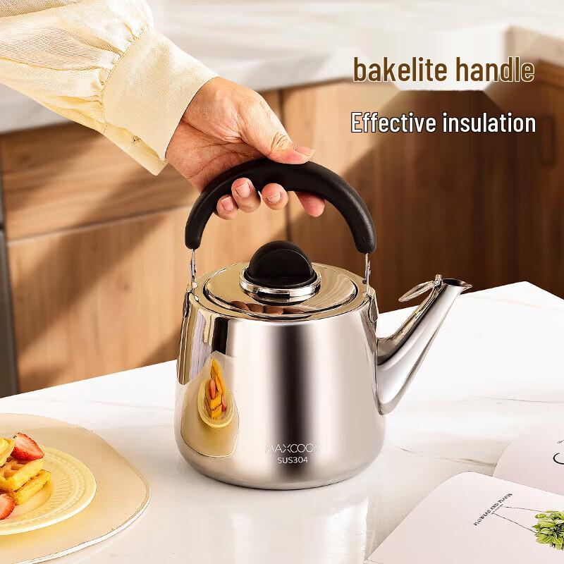 Maxcook 5L 304 Stainless Steel Whistling Kettle