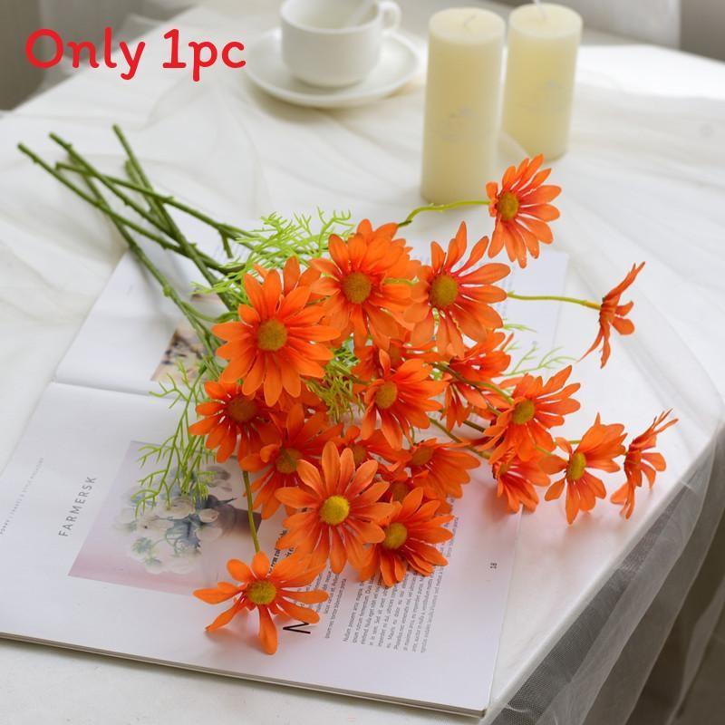 Artificial Bouquet Chamomile For Outdoor Events Home Decor Photography Use