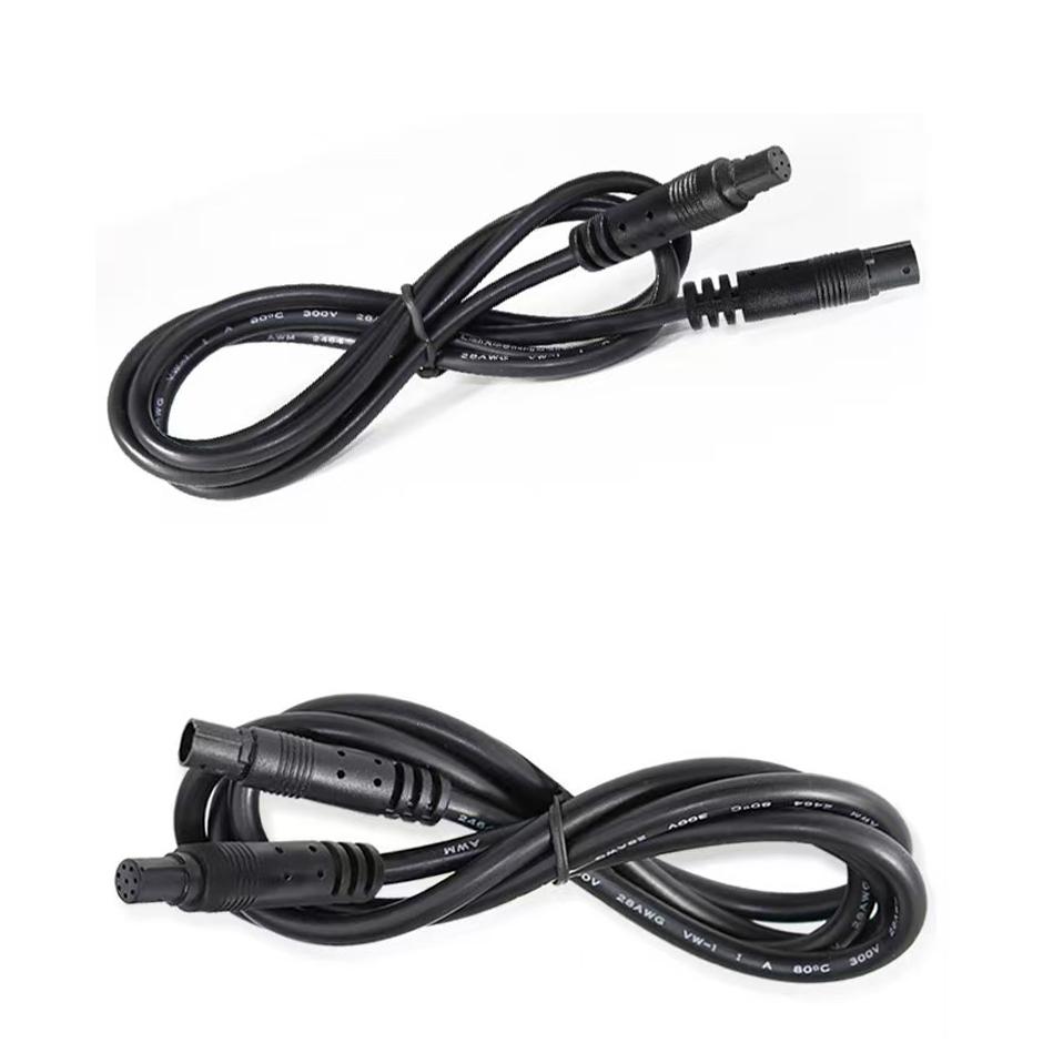 4-Pin or 5-Pin Car DVR Camera Extension Cable 2M Male for Female Connector Cord for Dashcam Reverse Camera Cable