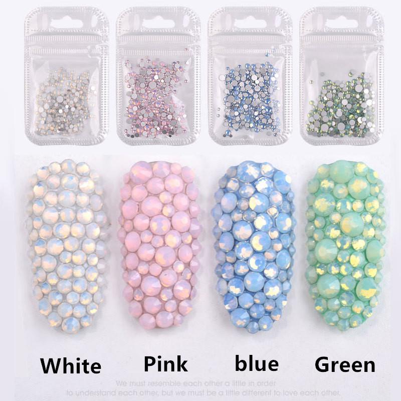 Nail Jewelry Flat Diamond Nail Diamond Glass Crystal Diamond Color Diamond Small Diamond Zircon Accessories