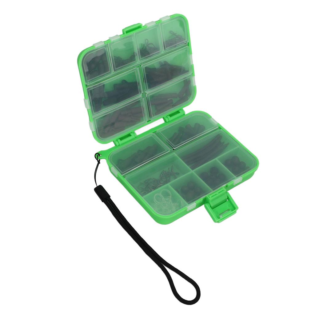 173Pcs Fishing Tools Set European Style Carp Fishing Tackle Accessories Set with Fish Hook Connection Ring for