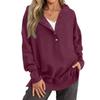 Women's Color Corduroy Hooded Long Sleeve Casual Top