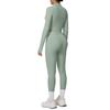 Damen Wolkenartiges Yoga-Anzug-Set: Crop Top & High-Waist Leggings - Schnelltrocknend, Outdoor Laufen & Fitnessbekleidung Zweiteilig