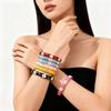 Enamel Vintage Cloisonne Bangle Traditional Chinese Chinese Flower Bangle Cherry Blossom Ethnic Women's Hand Bracelet