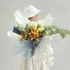 DIY Handmade Flower Wrapping Paper Jacquard Mesh Waterproof Bouquet Wrap Iregular Pattern Hollow Net Flower Shop Material