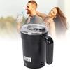 Self Stirring Mug Stainless Steel Automatic Magnetic Coffee Mug USB Rechargeable 380ML Capacity with Straw