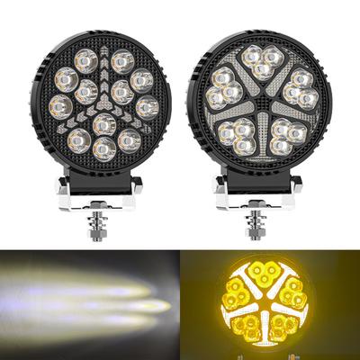 4-calowe Czarne Rycerz Okrągłe Światła DRL do Jazdy Dziennej Modyfikowane Światła Robocze LED Reflektory Punktowe Pojazdu Terenowego ATV SUV 4X4 Błysk