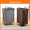 Foldable Laundry Bin With Handles For Dormitory Bathroom Bedroom Use