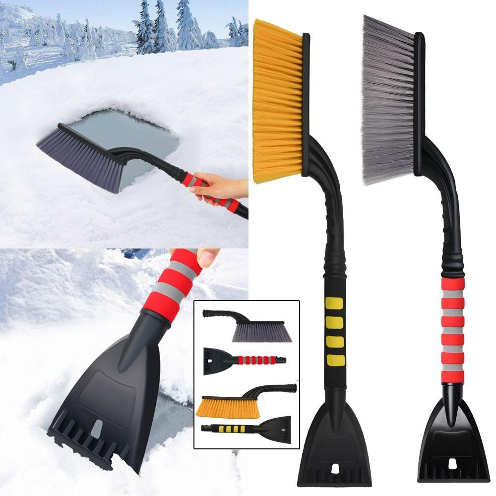 Non Slip Snow Shovel Brush Detachable Windshield Deicer Remover Practical Car Cleaning Brush