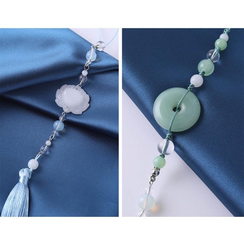 Hanfu Tassels Pendant Versatile Waist Pendants Imitation Jade Charm Adornment