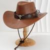 Western Cowboy Hat Dress Up Cowgirl for Stage Performance Carnival Festival