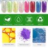 kads Neon Rainbow Nail Glitter Gel Polish UV Nail Gel Color Rainbow Nail Gel Lacquer UV Top Base Coat