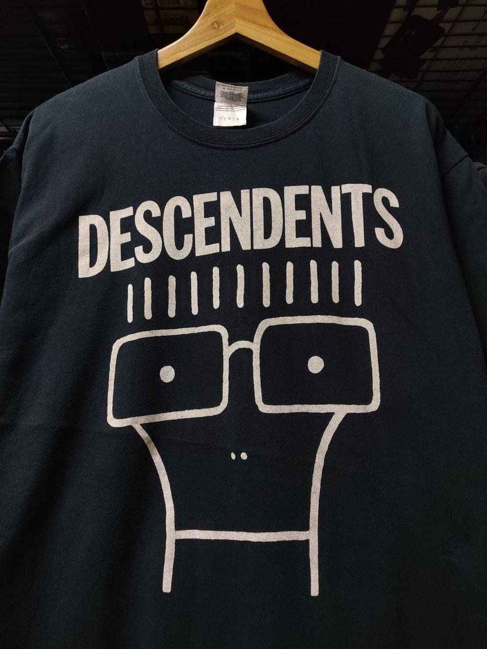Vtg 00 s Descendents Milo Big Logo Black Unisex T-shirt Reprint WA2594 Unisex T-Shirt S