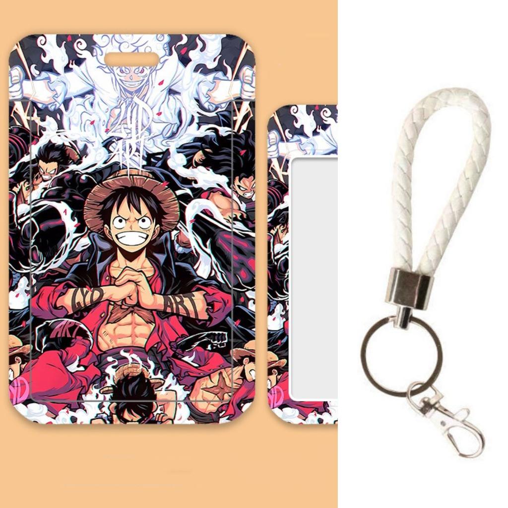 Anime Cartoon Credential Holder Keychains Neck Lanyard Designed For Pass Card Anime Credit Card Holder Keychain Straps