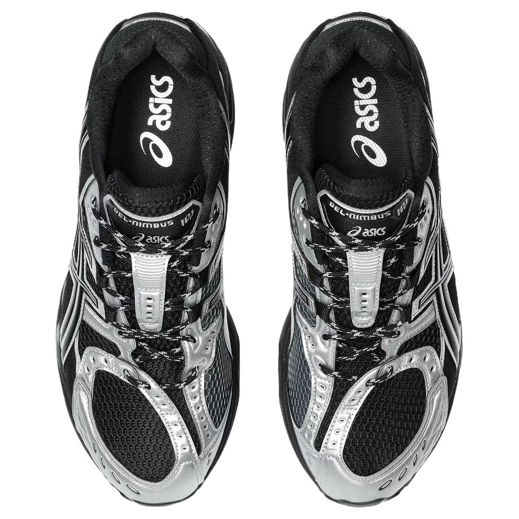 Asics Gel-Nimbus 10.1 Metallic Pack Comfortable Versatile Fabric Synthetic Leather Low-Top Casual Running Shoes Unisex Sneakers 1203A820-001
