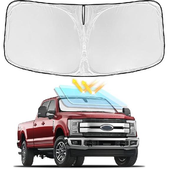 For Toyota Tacoma 2016- 2024 2025 2026 Sun Shade Sunshade Windshield Cover - 4 Layers Front Window Shade  Fit Tacoma 2Dr 4Dr Pickup Sun Visor 240T