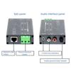 3.5mm Jacks To RCAs Plugs Stereo Sound Extender Cat5e Cat6 Cable for Enhances Sound Quality In Home Theater Environment