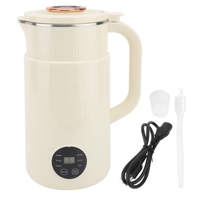 Electric Soy Milk Maker Stainless Steel X Shaped Blades Low Noise Intelligent Touch Panel Soybean