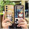 Silicone Back Cover Phone Case For Realme C65 Shockproof Protective Dirt-resistant Phone Pouch Cute Cartoon TPU Graffiti