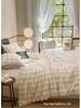 Tuscany Faux Rex Rabbit Bubble Fleece A-Class Double-Sided Office Nap Blanket