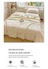 Modern Minimalist Soy Fiber Quilt - Pure Cotton, Washable, Wrinkle-Resistant Summer Blanket
