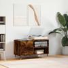 VidaXL Record Cabinet Smoked Oak 85x38x48 Cm Engineered Wood 831697