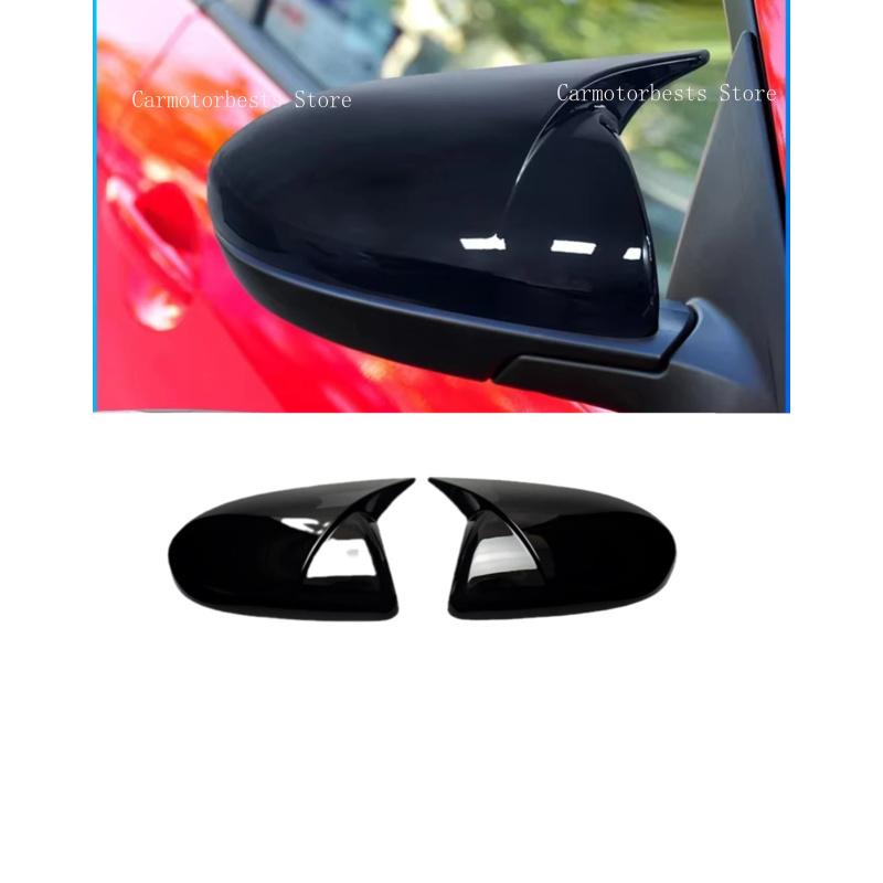 Car Rearview Side Mirror Cover Fit For Mazda 3 Axela BL 2009 2010 2011 2012 2013 Wing Cap Rear View Case Trim Carbon Fiber