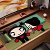 HYBXAXC Cute Garu Pucca Mouse Pad Non-slip Locking Edge DeskMat PC Laptop Accessories Rubber Office Keyboard Large XXL Carpet