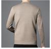 Mid-aged Men's Trendy Half-Zip Pullover Sweater