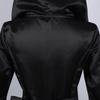 Dark Gothic Hooded Long Dress for A Renaissance-Themed Costume Party