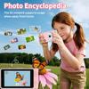 Kids' AI Card Digital Camera with Object Recognition, Dual-Band WiFi, Dual Cameras, Portable