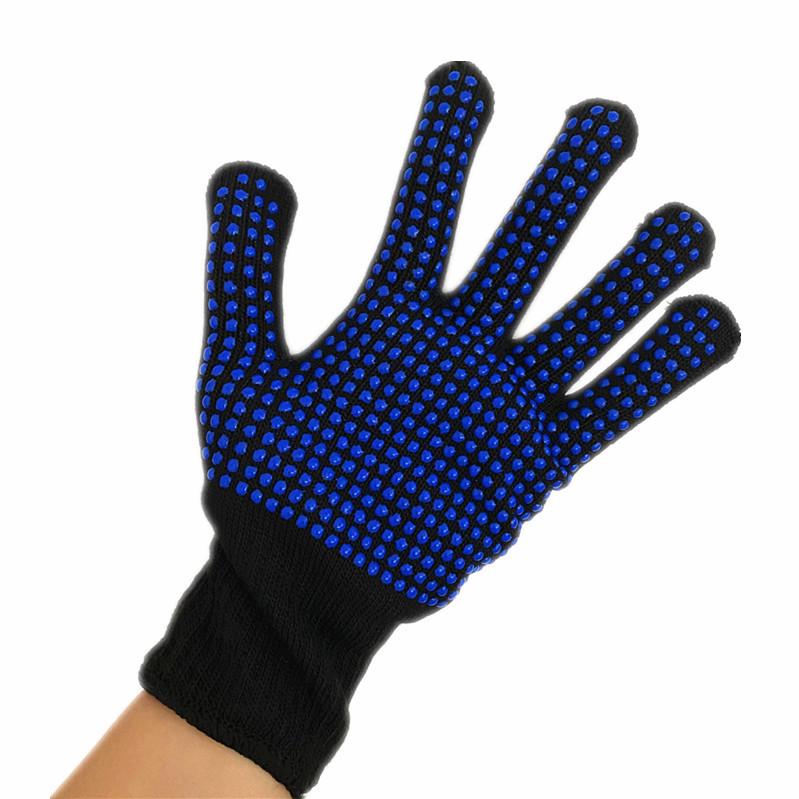 Guanti in Silicone Resistenti al Calore per Parrucchieri per Arricciare e Lisciare
