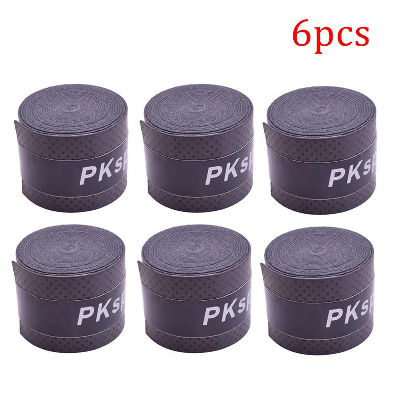 4/6Pcs Tennis Sweat Tape Anti-Slip Bicycle Handlebar Badminton Racket Grips Elasticity Sweatband Fishing Rods Dumbbel Protect