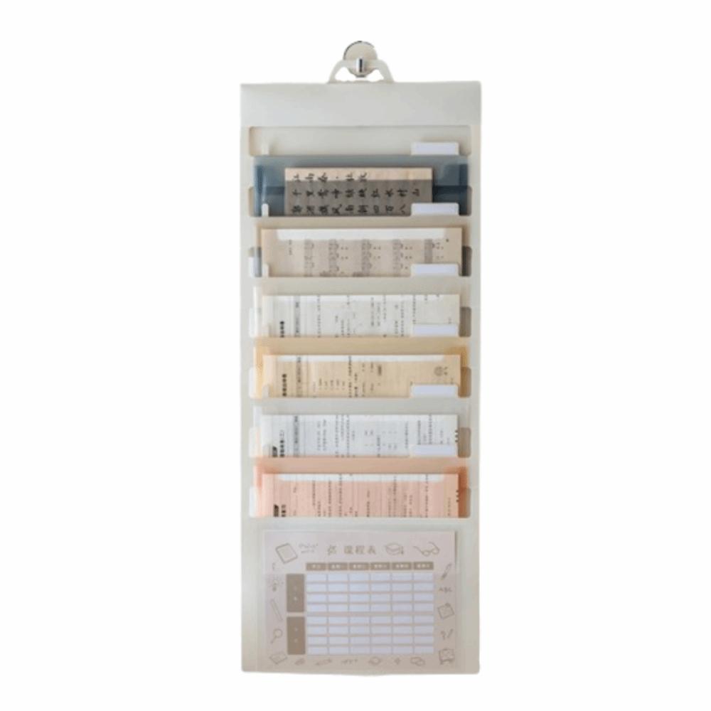 

Портативная расширяющаяся папка-файл формата A4, настенная подвесная сумка для документов, для студентов разноцветный