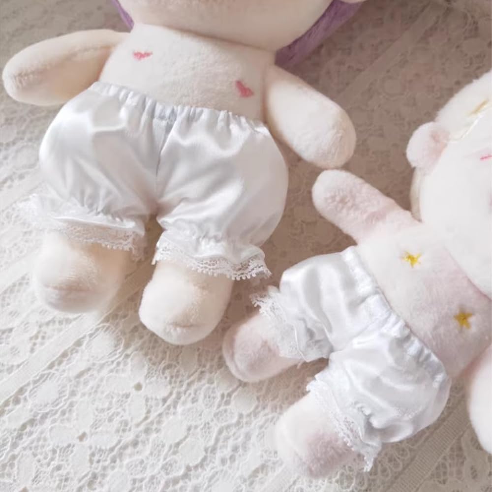 Niannyyhouse 15cm & 20cm Plush Clothes, Shorts, Lace Bottoms, Cotton Doll, Accessories, Dress-Up (A1, 20cm)