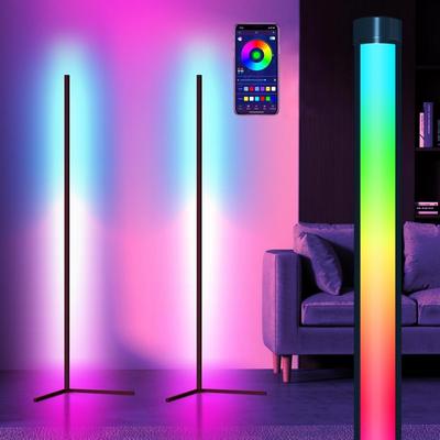 Smart RGBIC Corner Floor Lamp - Colorful Horse Night Light with APP Remote Control for Home Decoration