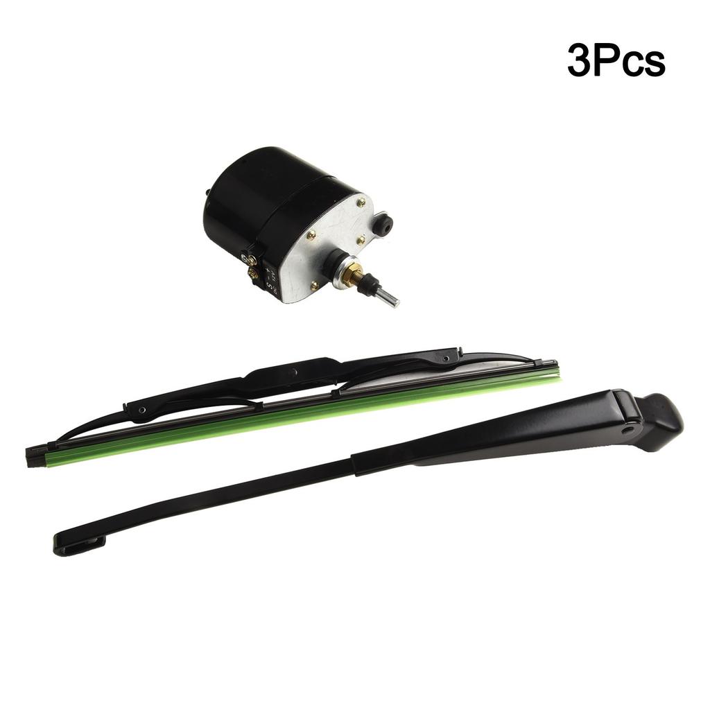 Reliable Front Rear Wiper Motor Kit With Arms And Blade For Tractors And Boats
