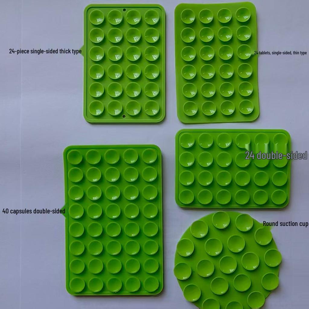 Double-Sided Silicone Mobile Phone Suction Cups - Available In 19, 24, 40, 48, 80 Pcs.