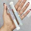 High Appearance Level Mushroom Round Head Concealer Brush Artificial Diamond-Set Sponge Small Head Eye Painless Brush Set