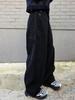 Kkomma Cmj06 Balloon Curved Black Jeans